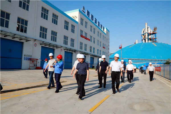 CG电子游戏集团复工复产促增添项目观摩聚会与会职员走进环保保隆生态三秦在延在铜项目