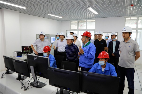 CG电子游戏集团复工复产促增添项目观摩聚会与会职员走进环保保隆生态三秦在延在铜项目