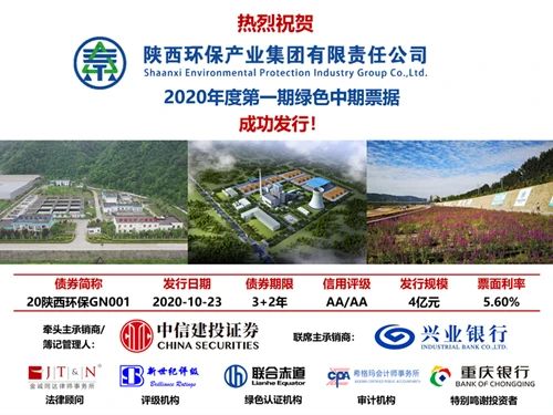 CG电子游戏集团2020年度第一期绿色中期票据乐成簿记刊行