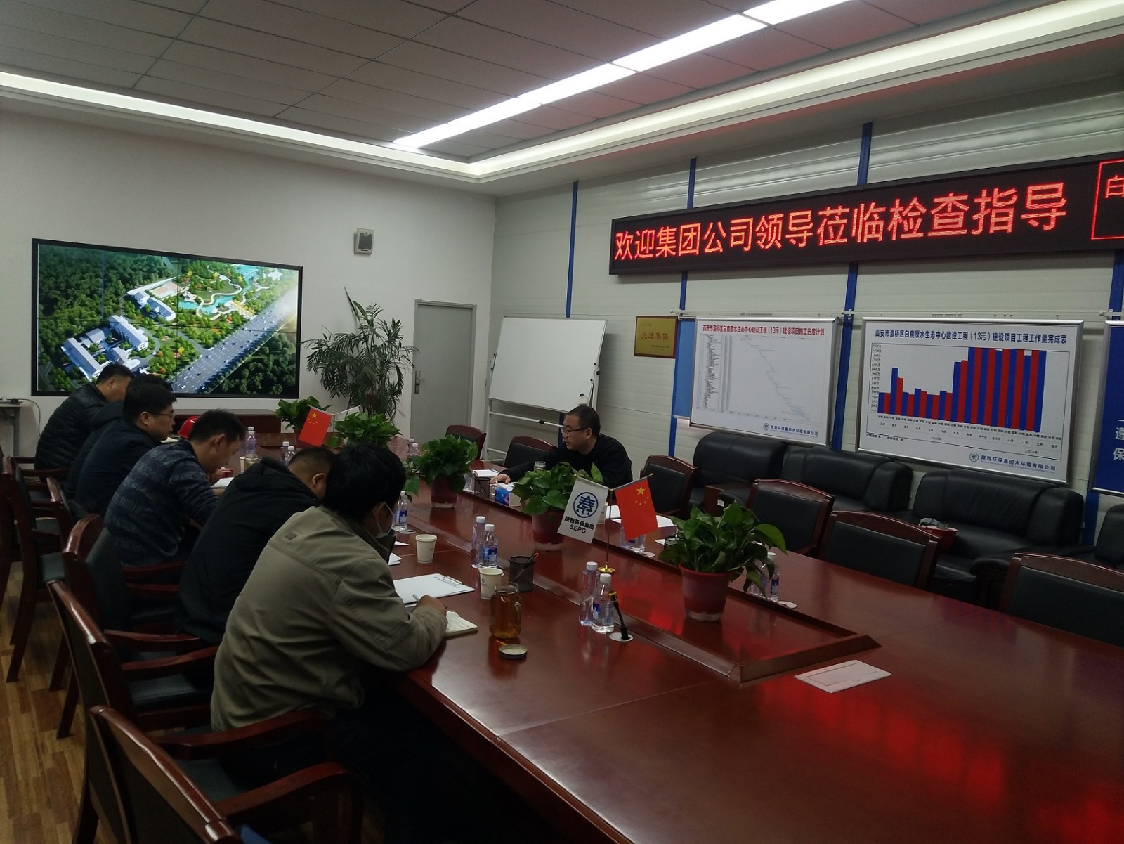 CG电子游戏集团检查三秦环保股份公司水情形公司清静生产事情