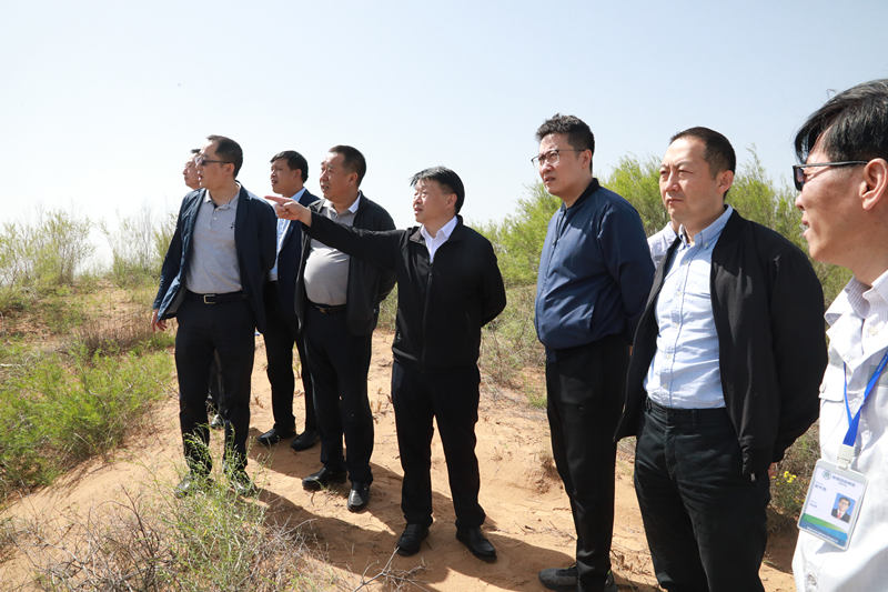 熊良虎拜会榆林市委副书记张胜利、、、市人大常委会副主任孙守洋