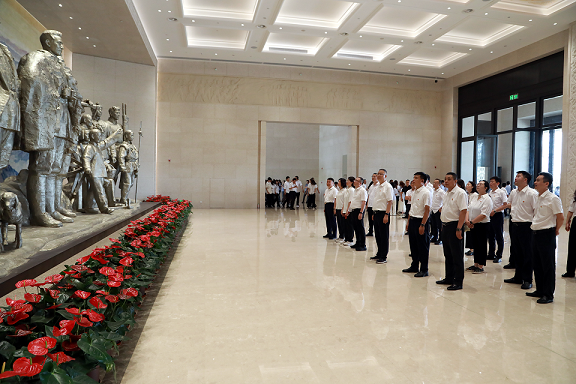 CG电子游戏集团党委赴关中革命纪念馆开展“状畎革命足迹 传承红色基因 筑牢作风基本”党建研学活动